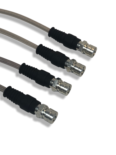 Porsche Stainless Steel Brake Lines Set of 4 - 914 73-76 914-355-701-SS