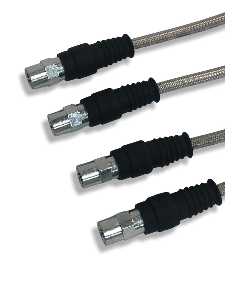 Porsche Stainless Steel Brake Lines Set of 4 - 914 914-6 | 1970-1972 914-355-700-SS