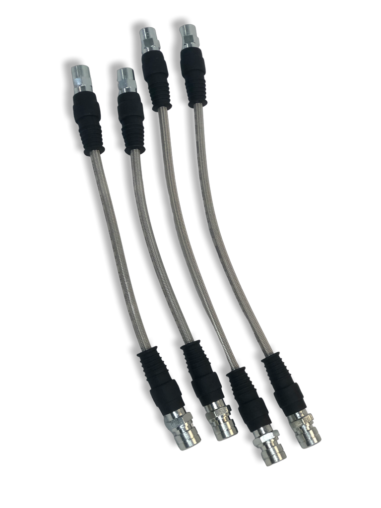 Porsche Stainless Steel Brake Lines Set of 4 - 914 914-6 | 1970-1972 914-355-700-SS