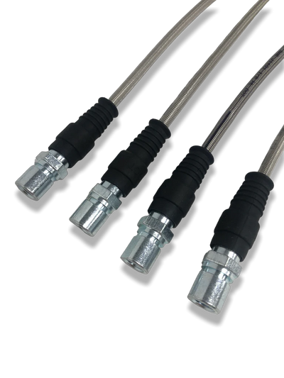 Porsche Stainless Steel Brake Lines Set of 4 - 928 83-95 928-355-701-SS