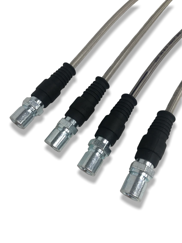 Porsche Stainless Steel Brake Lines Set of 4 - 928 83-95 928-355-701-SS