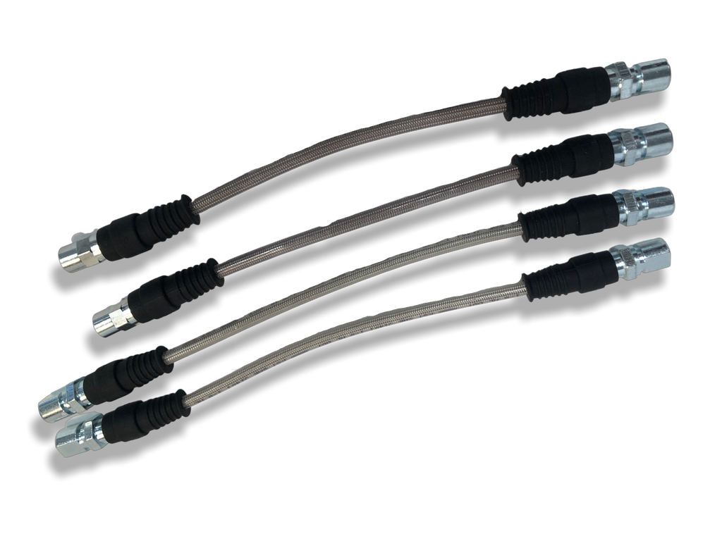 Porsche Stainless Steel Brake Lines Set of 4 - 964 89-94 911-355-702-SS