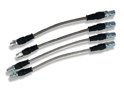 Porsche Stainless Steel Brake Lines Set of 4 - 964 89-94 911-355-702-SS
