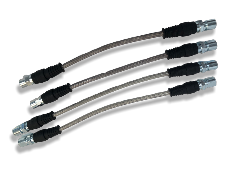 Porsche Stainless Steel Brake Lines Set of 4 - 964 89-94 911-355-702-SS