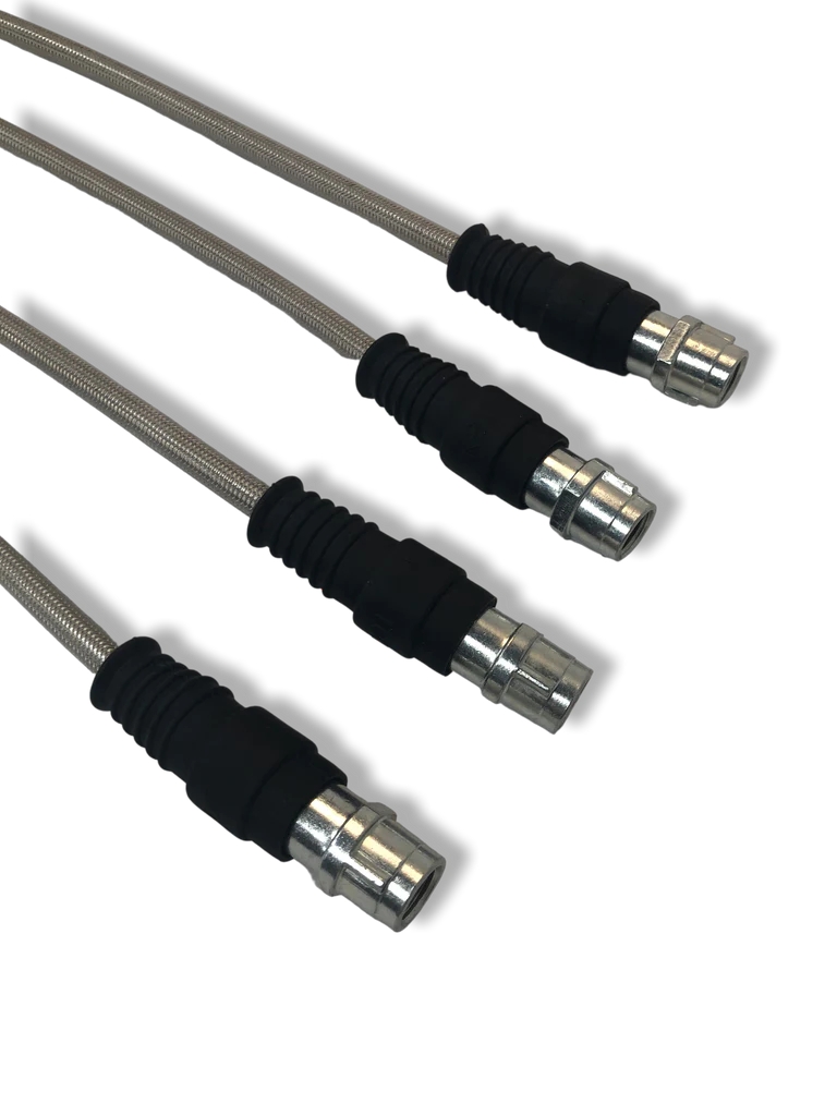 Porsche Stainless Steel Brake Lines Set of 4 - Boxster 97-04 986-351-700-SS