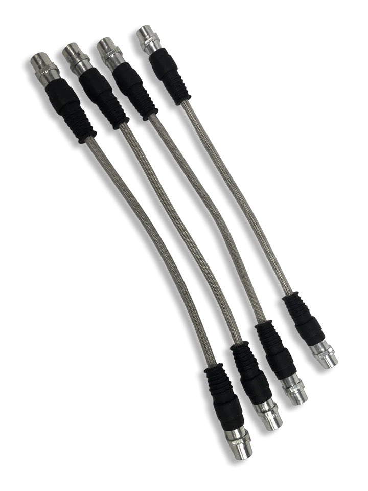 Porsche Stainless Steel Brake Lines Set of 4 - Boxster 16-22 - Cayman 16-22 982-355-701-SS