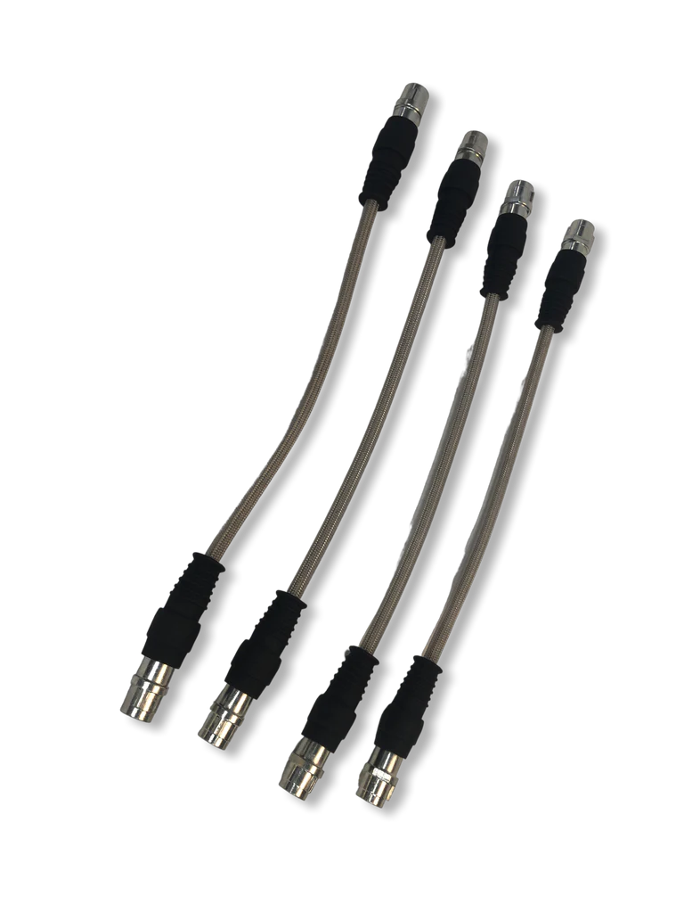 Porsche Stainless Steel Brake Lines Set of 4 - Boxster 97-04 986-351-700-SS
