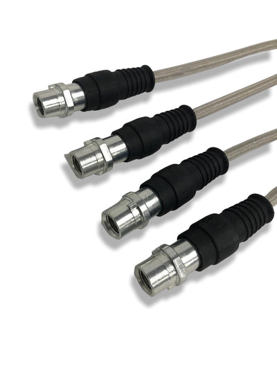 Porsche Stainless Steel Brake Lines Set of 4 - Boxster 16-22 - Cayman 16-22 982-355-701-SS