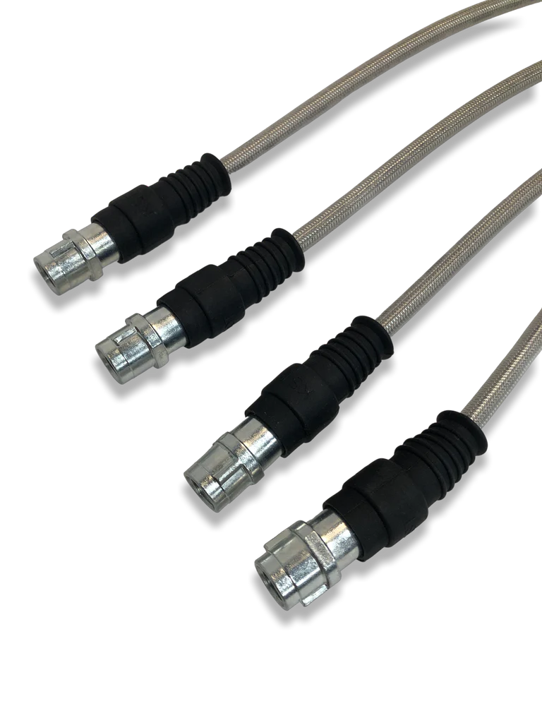 Porsche Stainless-Steel Brake Lines - Set of 4 - Boxster 05-12 - Cayman 05-12 987-351-700-SS