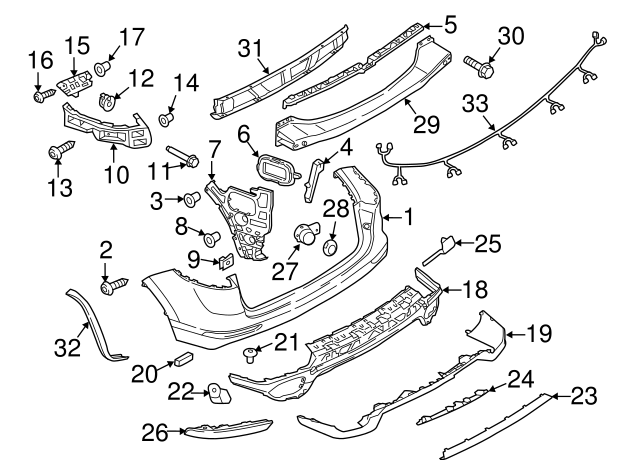 Porsche Stainless-Steel Rear Lower Trim - 958505834856M7 - E2 11-18 958505834856M7
