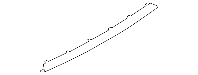 Porsche Stainless-Steel Rear Lower Trim - 958505834856M7 - E2 11-18 958505834856M7