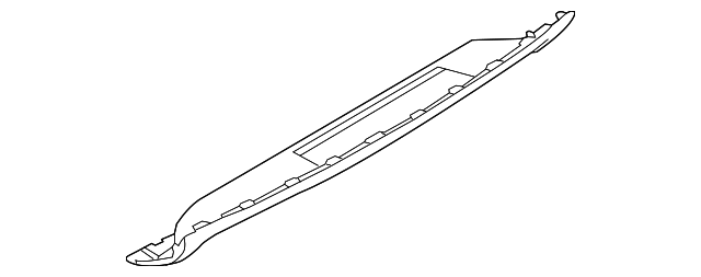 Porsche Stainless Steel Rear Trim - 958505834706M7 - E2 11-18 958505834706M7