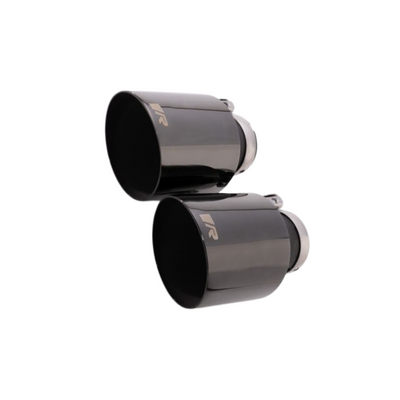 Porsche Stainless Steel Tail Pipe Set - 102mm Glossy Black 0026-70SGBR