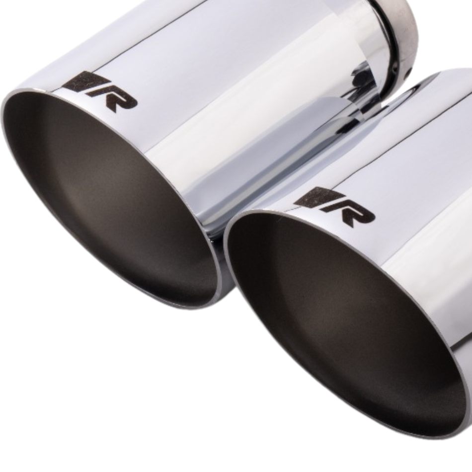 Porsche Stainless Steel Tail Pipe Set - 115mm Chromed 0026-80SAR