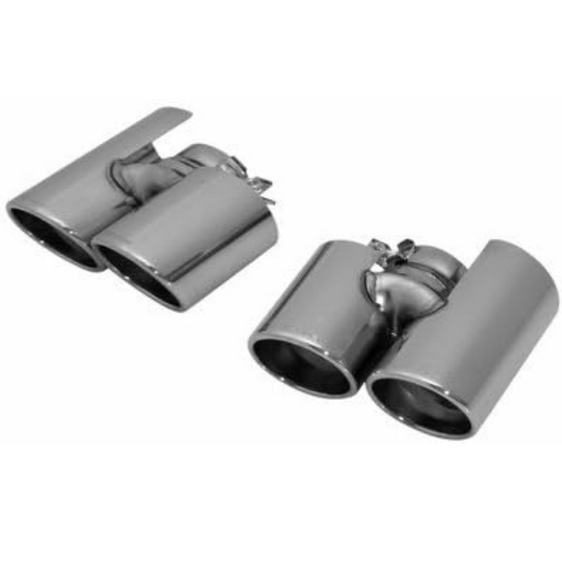 Porsche Stainless Steel Tail Pipe Set 90mm - 911 05-08 689405-0606SLR