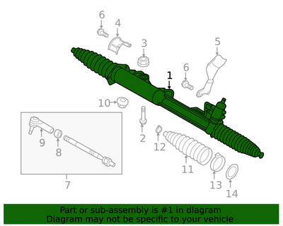 Porsche Steering Gear - Cayenne | 2015 958-422-075-BX