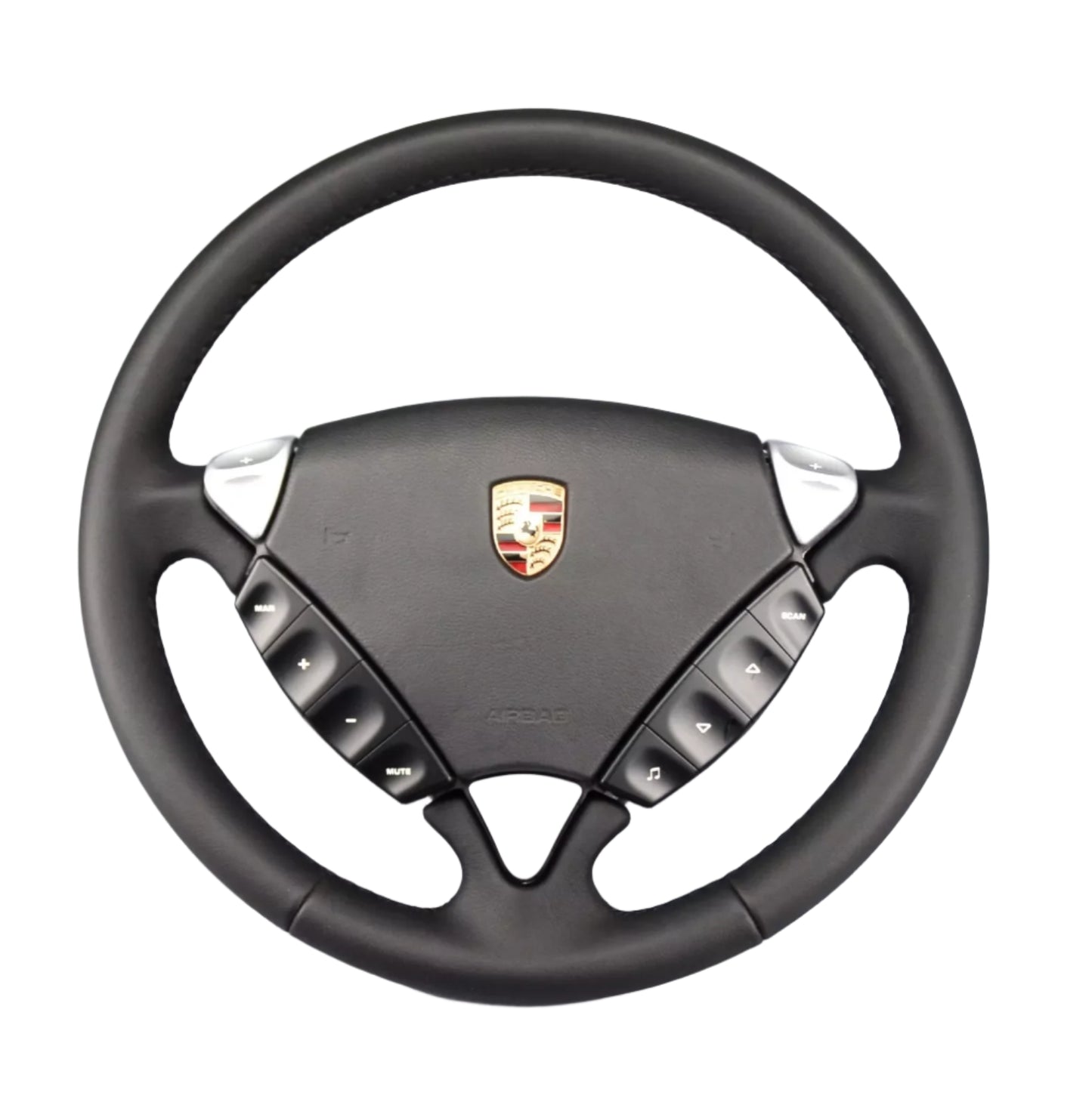Porsche Steering Wheel - Black - Cayenne | 2003-2010 955347804215Z3