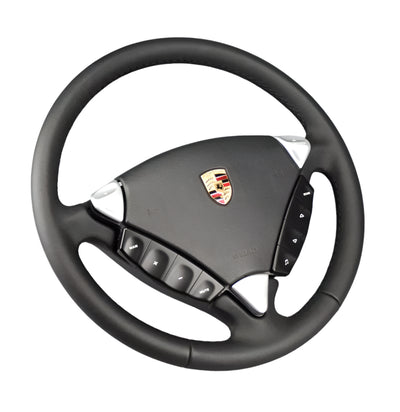 Porsche Steering Wheel - Black - Cayenne | 2003-2010 955347804215Z3