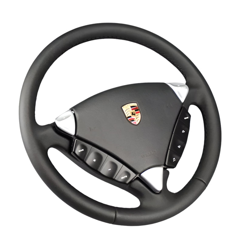 Porsche Steering Wheel - Black - Cayenne | 2003-2010 955347804215Z3