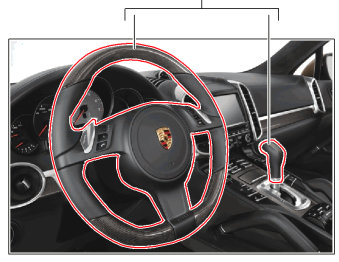 Porsche Steering Wheel Selector Lever Carbon Package - 95804440011A34 - E2 11-18 95804440011A34