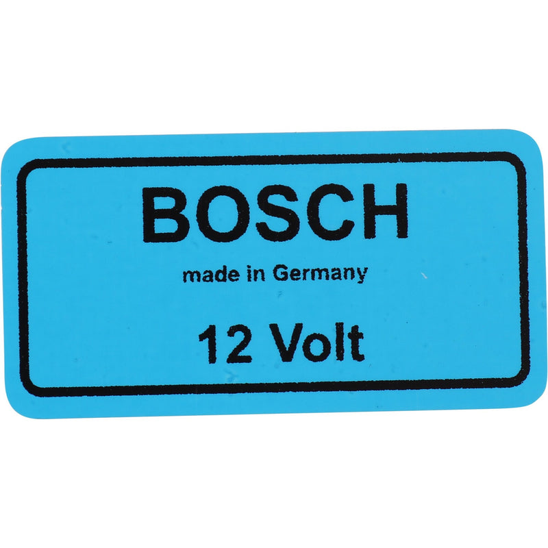 Porsche Sticker Bosch made in Germany 12 Volt Blue - 356C/912/914 64-76 8101502800