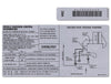 Porsche Sticker Exhaust Settings - 911 89-94 964-006-109-08