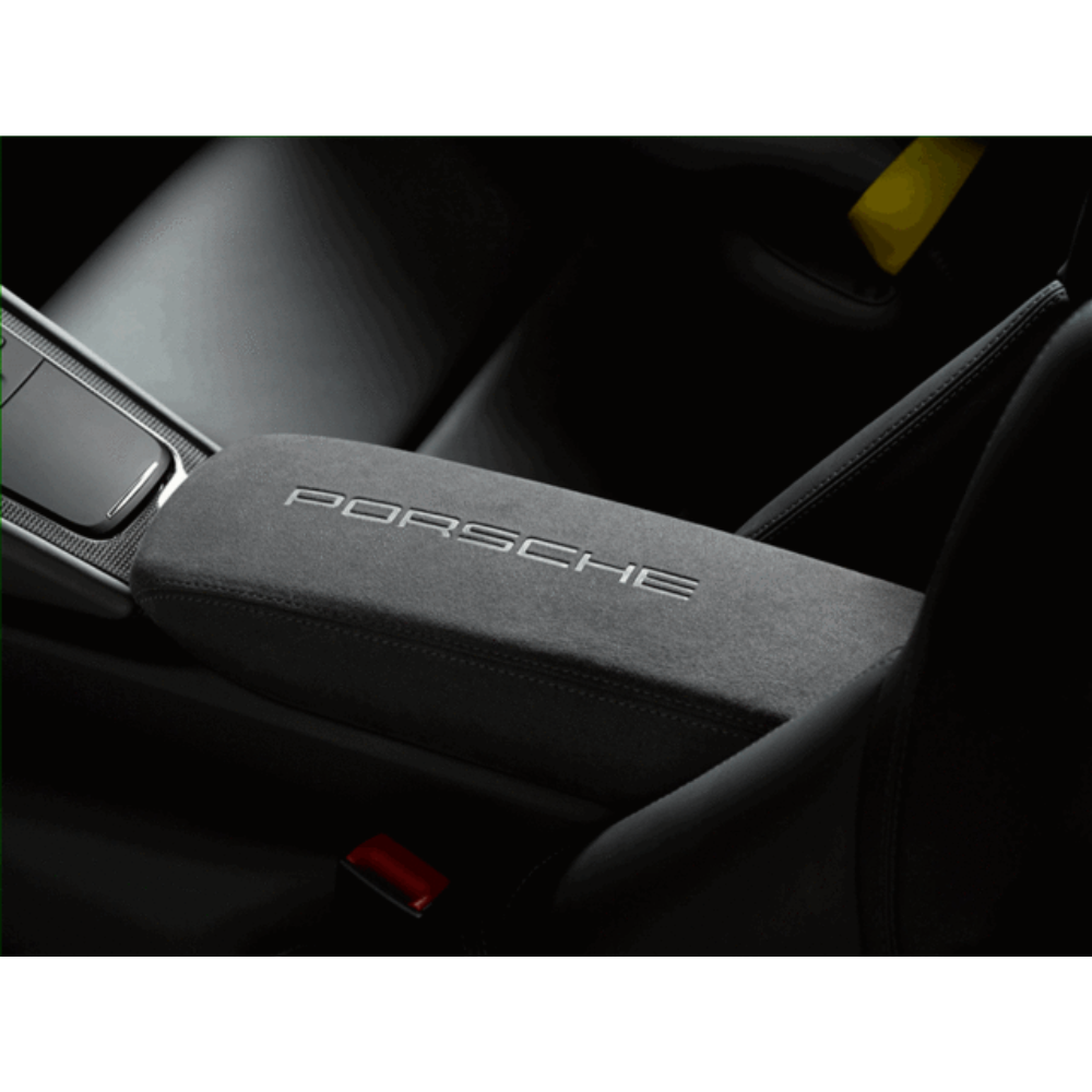 Porsche Storage Bin Alcantara with Porsche“ Logo - 9P1857151D 2W0 9P1857151D-2W0