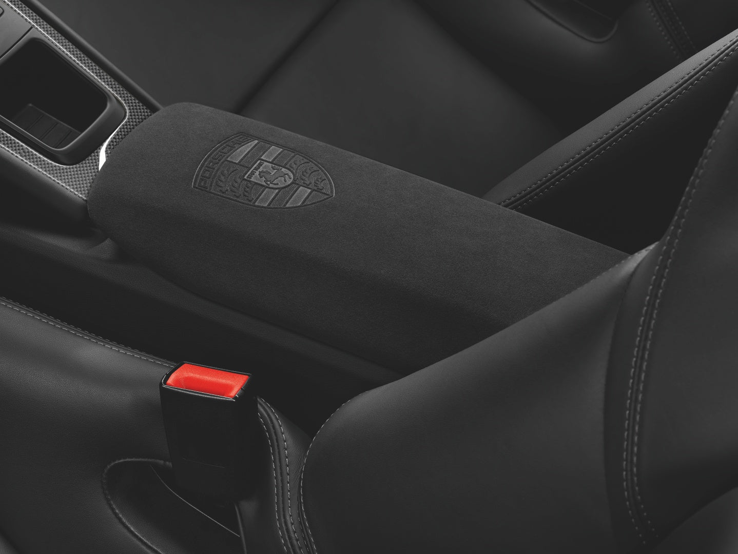 Porsche Storage Box Lid in Alcantara - 991553982372W0 - 991 12-18 - 981 12-16 991553982372W0