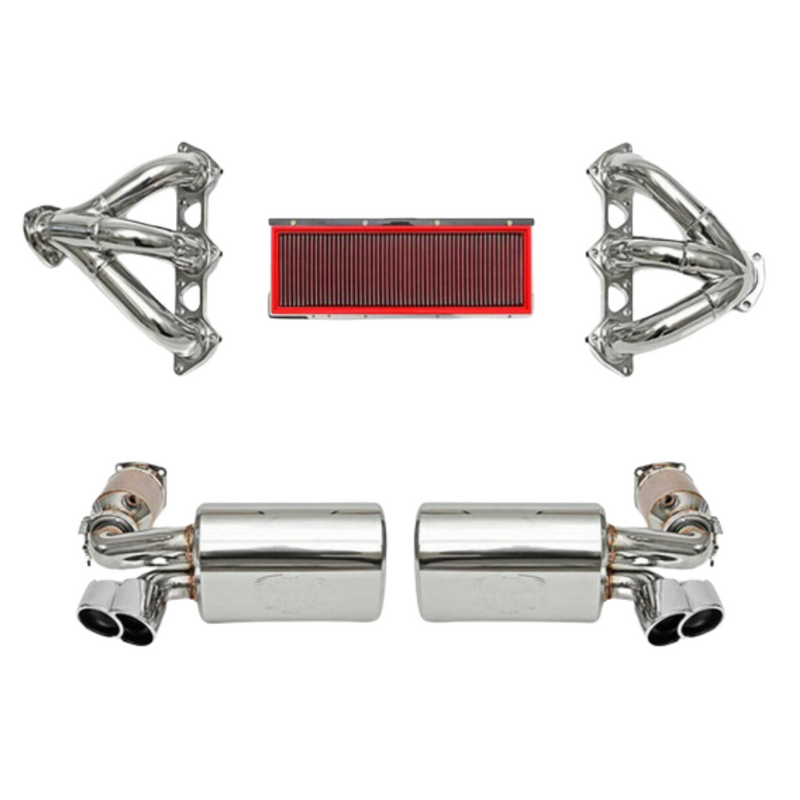 Porsche Street Exhaust Performance Package - 911 | 2001-2004 FS-POR-996T-SPKGSE