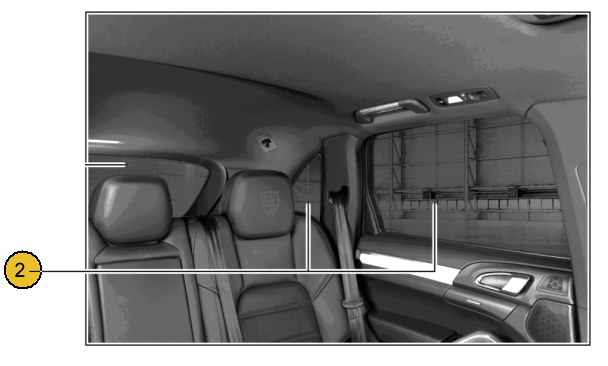 Porsche Sun Visor/Blind Kit - 95804400005 - E2 11-18 95804400005