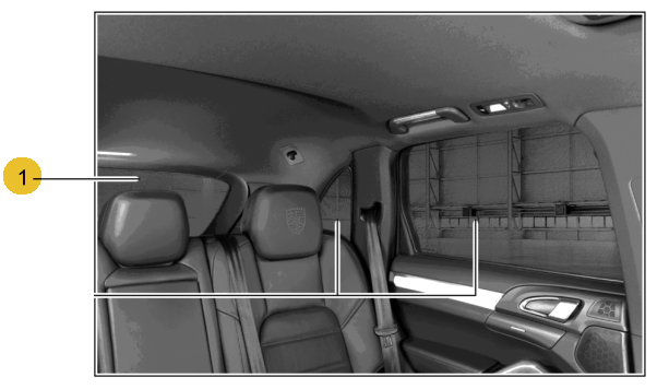 Porsche Sun Visor/Blind Kit - 95804400005 - E2 11-18 95804400005