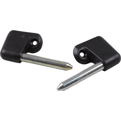 Porsche Sun Visor Holder Set - Black Left/Right 2 Pieces - 914 70-76 1689811610