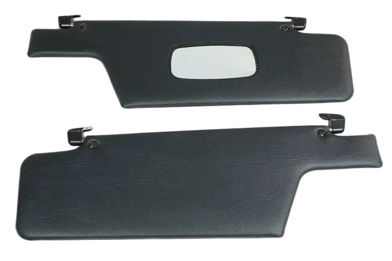 Porsche Sun Visor Set - Black/Black - 911/912 Targa/Cabriolet 67-77 911-798-042