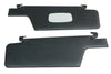 Porsche Sun Visor Set - Black/Black - 911/912 Targa/Cabriolet 67-77 911-798-042