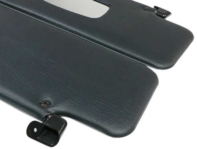 Porsche Sun Visor Set - Black/Black - 911/912 Targa/Cabriolet 67-77 911-798-042
