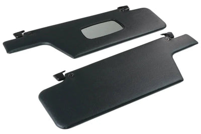 Porsche Sun Visor Set - Black/Black - 911/912 Targa/Cabriolet 67-77 911-798-042