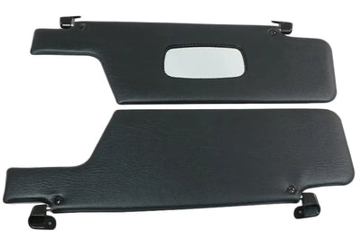 Porsche Sun Visor Set - Black/Black - 911/912 Targa/Cabriolet 67-77 911-798-042