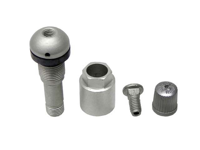 Porsche TPMS Wheel Valve Stem Silver , Cayenne/911/Boxster/Cayman/Panamera/Macan/718 Boxster/718 Cayman/718 Spyder/Taycan | 2003-2025 9P1601361D