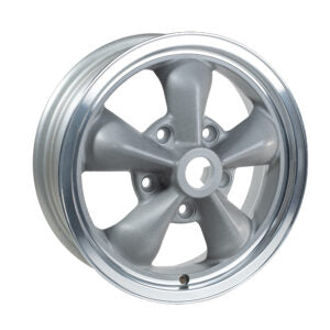 Porsche TT1550 15 x 5 Alloy Wheel Sand Blasted / Matte Clear