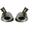 Porsche Tail Pipe Set - Stainless Steel - Left/Right - 996 01-05 963-108-560-09