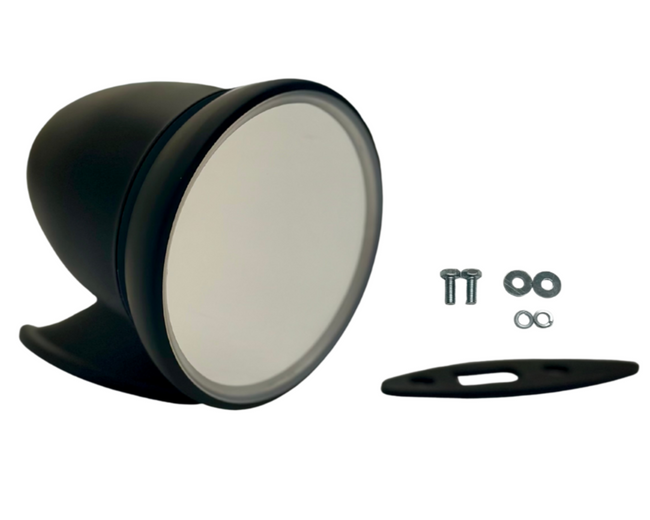 Porsche Talbot Style Sport Mirror Black | SMC-222-373