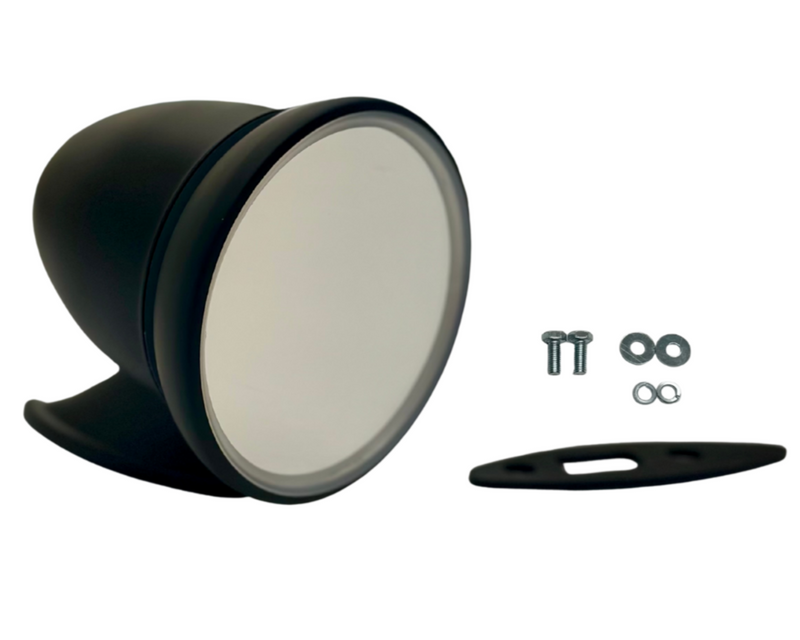 Porsche Talbot Style Sport Mirror Black | SMC-222-373