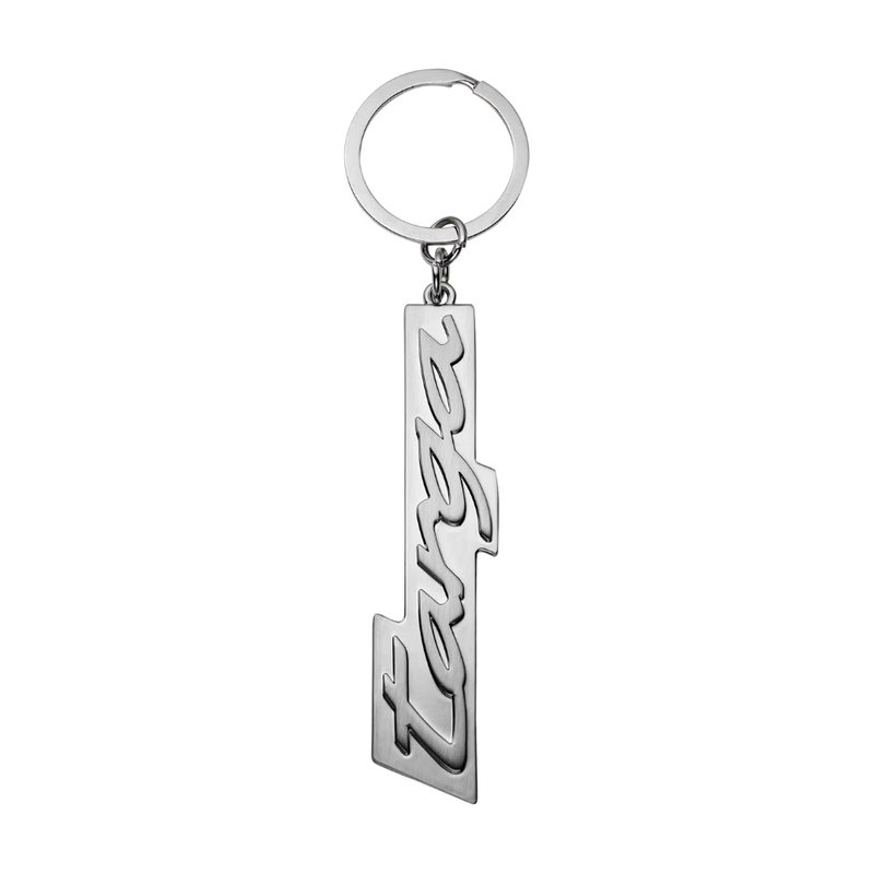 Porsche Targa Lettering Die Cast Zinc Purist Silver Key Ring