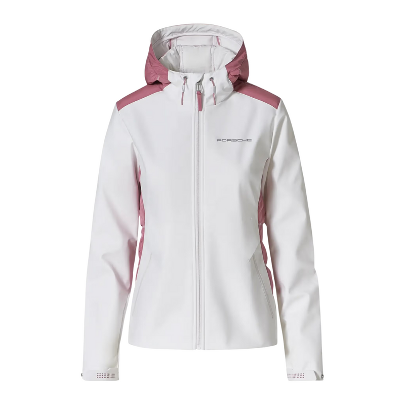 Porsche Taycan Collection Womens Quilted Hooded Jacket