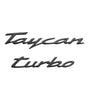 Porsche Taycan Turbo Black Logo Two Piece Magnet Set
