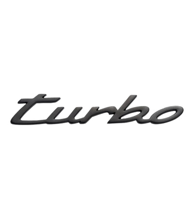 Porsche Taycan Turbo Black Logo Two Piece Magnet Set
