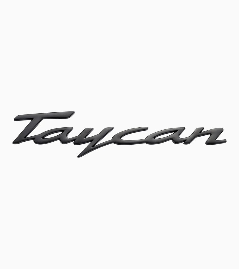 Porsche Taycan Turbo Black Logo Two Piece Magnet Set