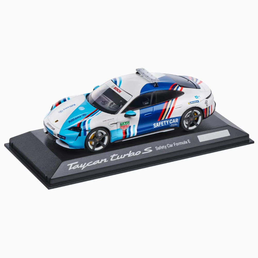 Porsche Taycan Turbo S Safety Car Die Cast Collectors Model - 1:43