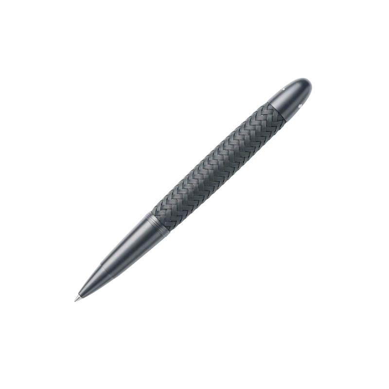 Porsche Tec Flex Stainless Steel Roller Ball Point - Black