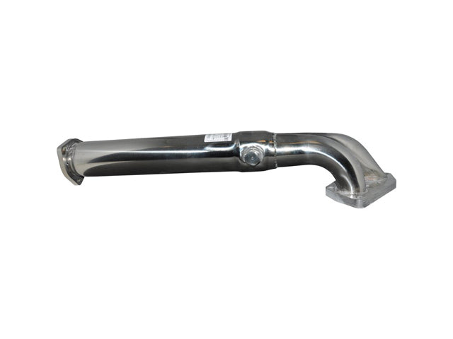 Porsche Test Pipe for Catalytic Converter Position - Polished Stainless Steel, 911 | 1975-1989 991012256